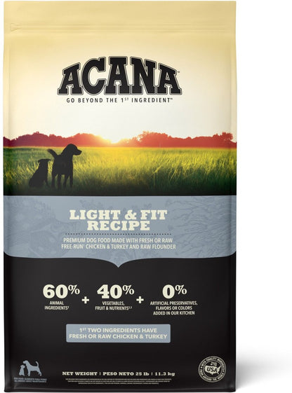 ACANA Grain Free Light & Fit Dry Dog Food