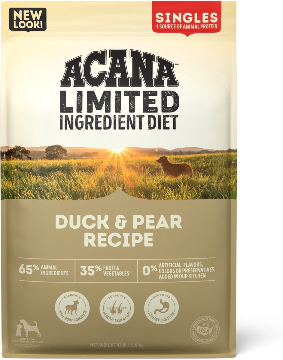 ACANA Singles Grain Free LID Duck & Pear Dry Dog Food