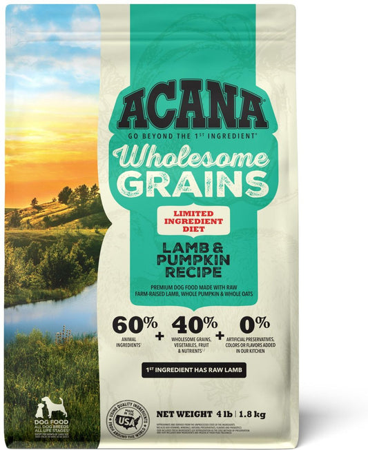 ACANA Singles + Wholesome Grains LID Lamb & Pumpkin Dry Dog Food