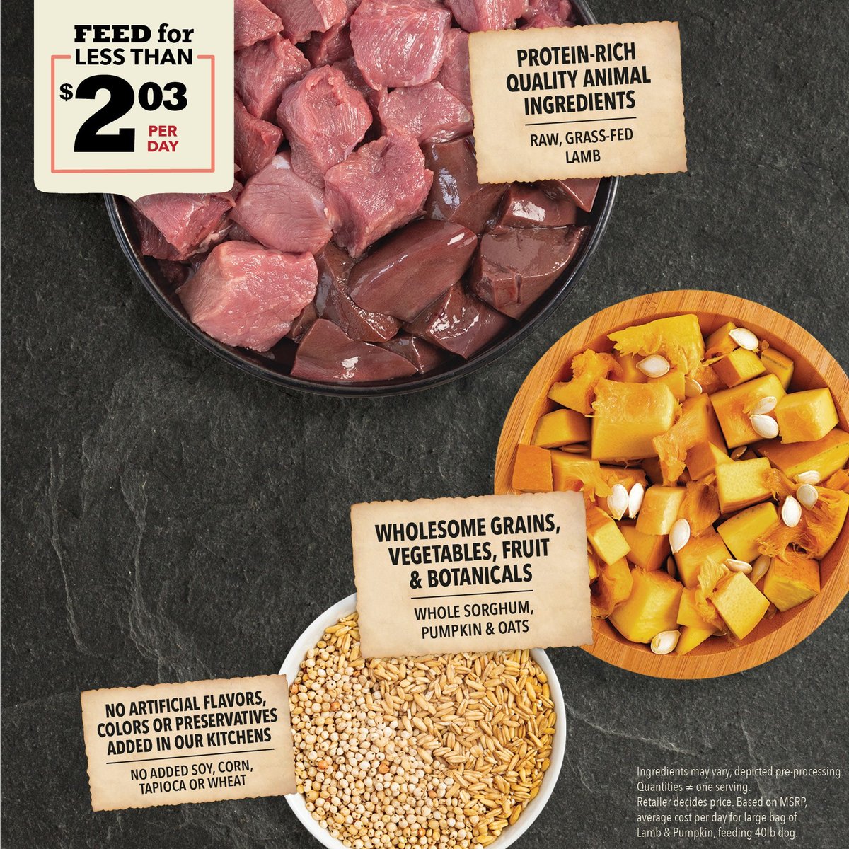 ACANA Singles + Wholesome Grains LID Lamb & Pumpkin Dry Dog Food