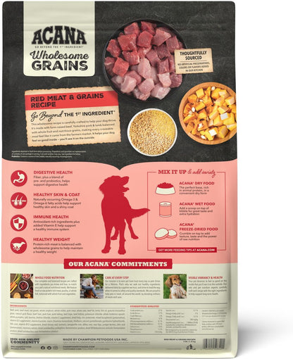 ACANA Wholesome Grains Red Meat Dry Dog Food