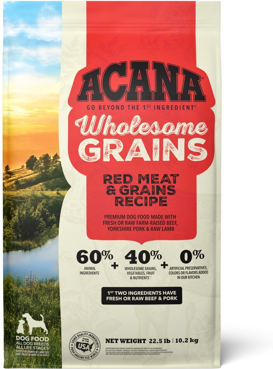 ACANA Wholesome Grains Red Meat Dry Dog Food