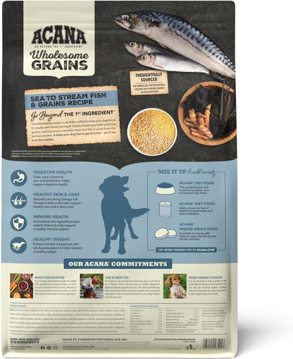 ACANA Wholesome Grains Sea to Stream Dry Dog Food