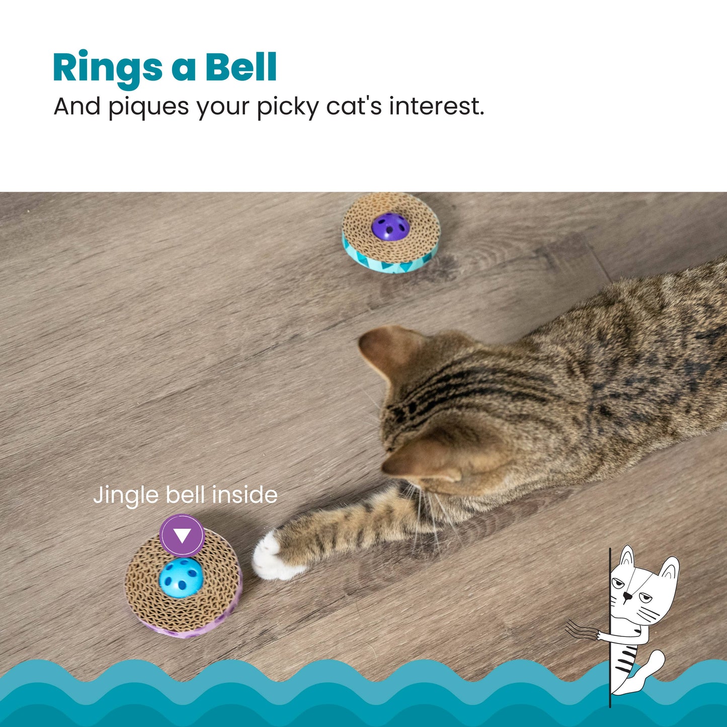 Catstages Cat Spin and Scratch Toys (2 pack)