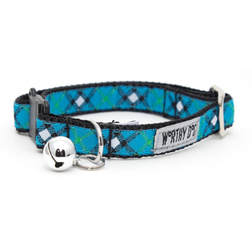 Worthy Cat - Bias Plaid Cat Collar