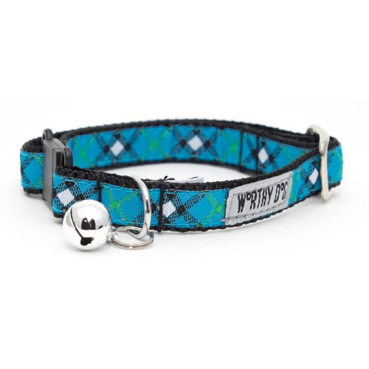 Worthy Cat - Bias Plaid Cat Collar