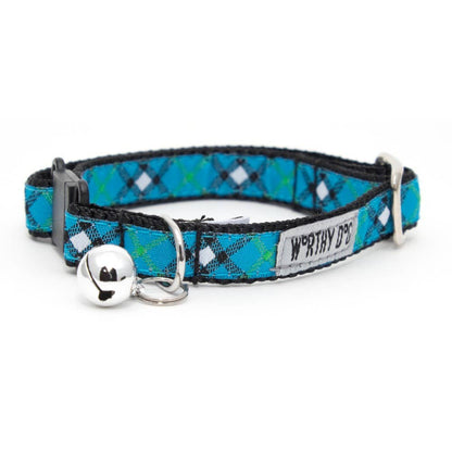 Worthy Cat - Bias Plaid Cat Collar