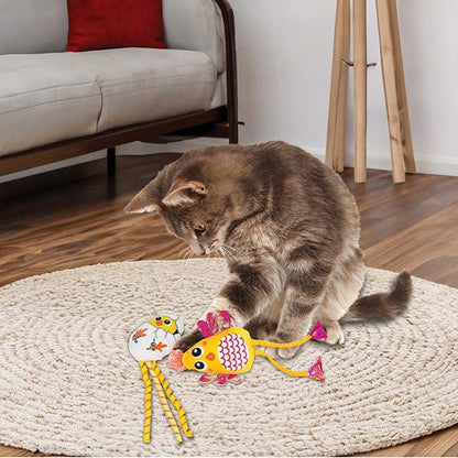 KONG Scrattles Chicken Cat Toy, 2-pack