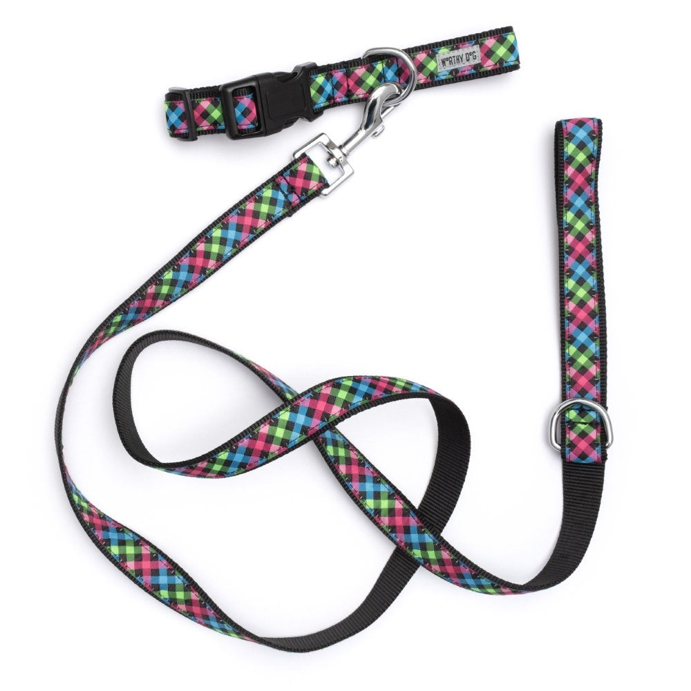 Worthy Dog - Carnival Check Lead