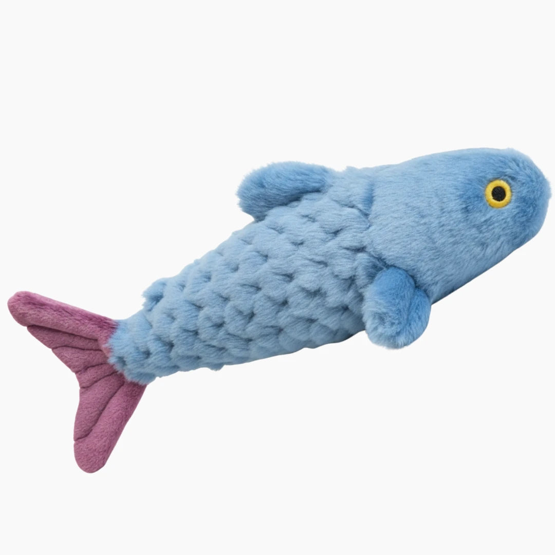 Fluff & Tuff "Fitz" - Fish Plush Dog Toy