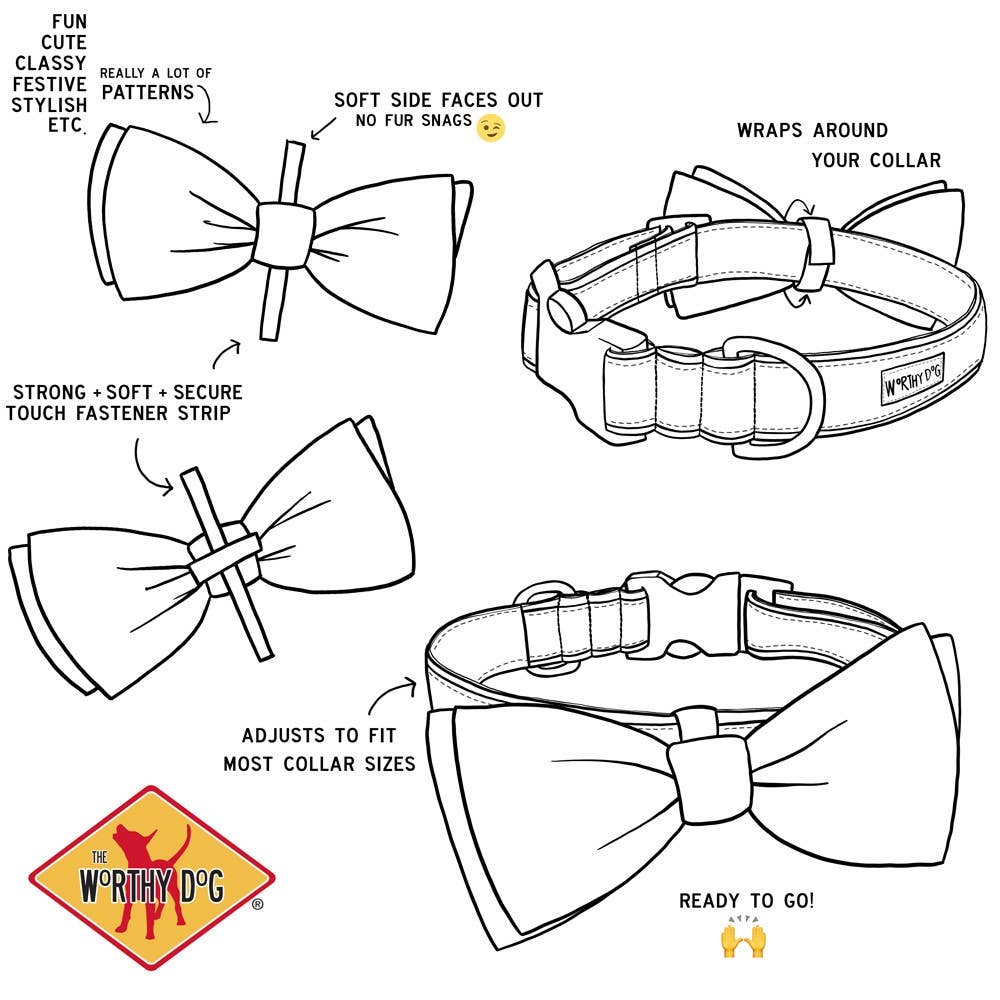 Worthy Dog - Buffalo Plaid Bow Tie