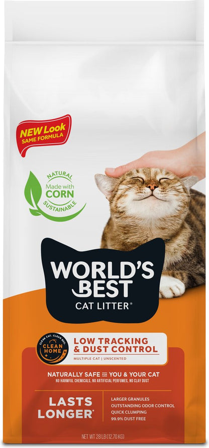 World's Best Low Tracking and Dust Control Multiple Cat Litter