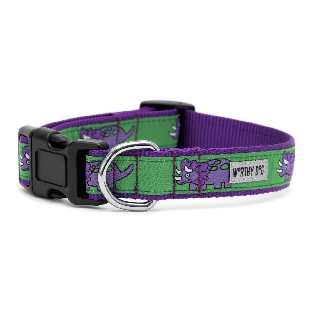 Worthy Dog - Triceratops Collar