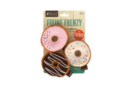 P.L.A.Y. Feline Frenzy - Kitty Kreme Doughnuts Plush Cat Toy