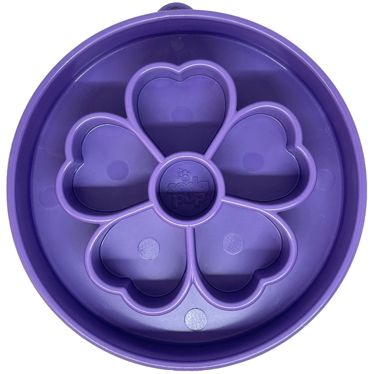 SodaPup Slow Feeder Bowl, Flower