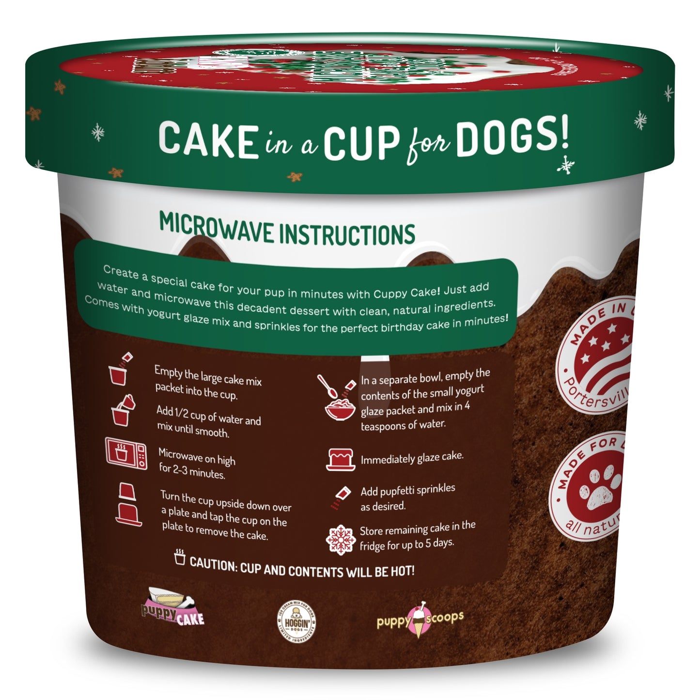 Cuppy Cake Dog Cake in a Cup