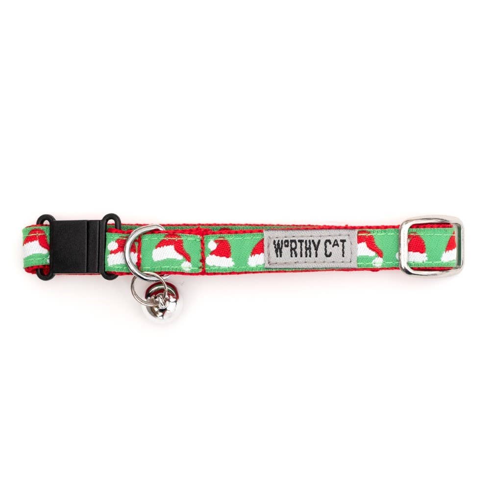 Worthy Cat - Santa Hats Cat Collar