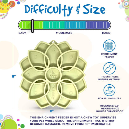 Mandala "Softie" eTray Enrichment Tray for Dogs