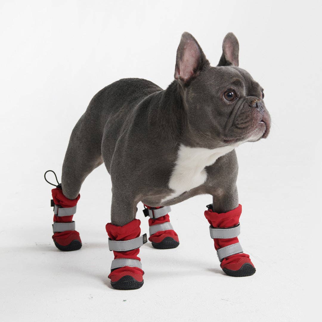 Spark Paws Flex Shell Water-Resistant Dog Boots - Red