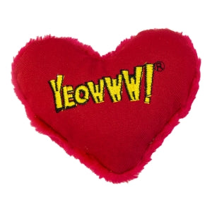 Yeowww! Hearrrt Attack Catnip Toy