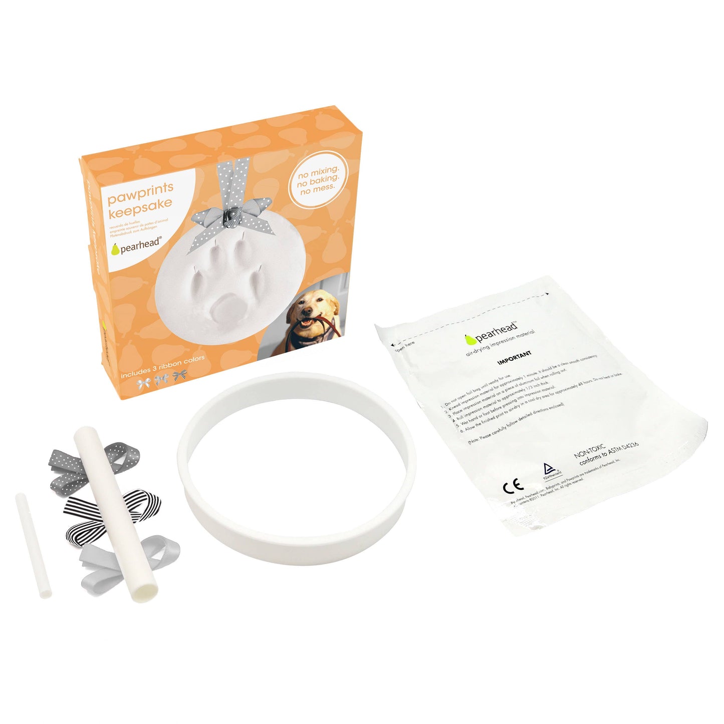 Pet Pawprints Keepsake Ornament Kit, Small