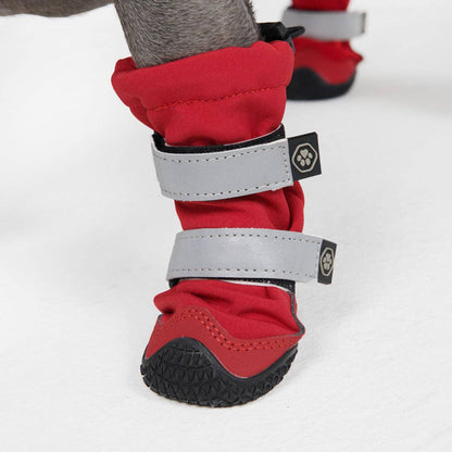 Spark Paws Flex Shell Water-Resistant Dog Boots - Red