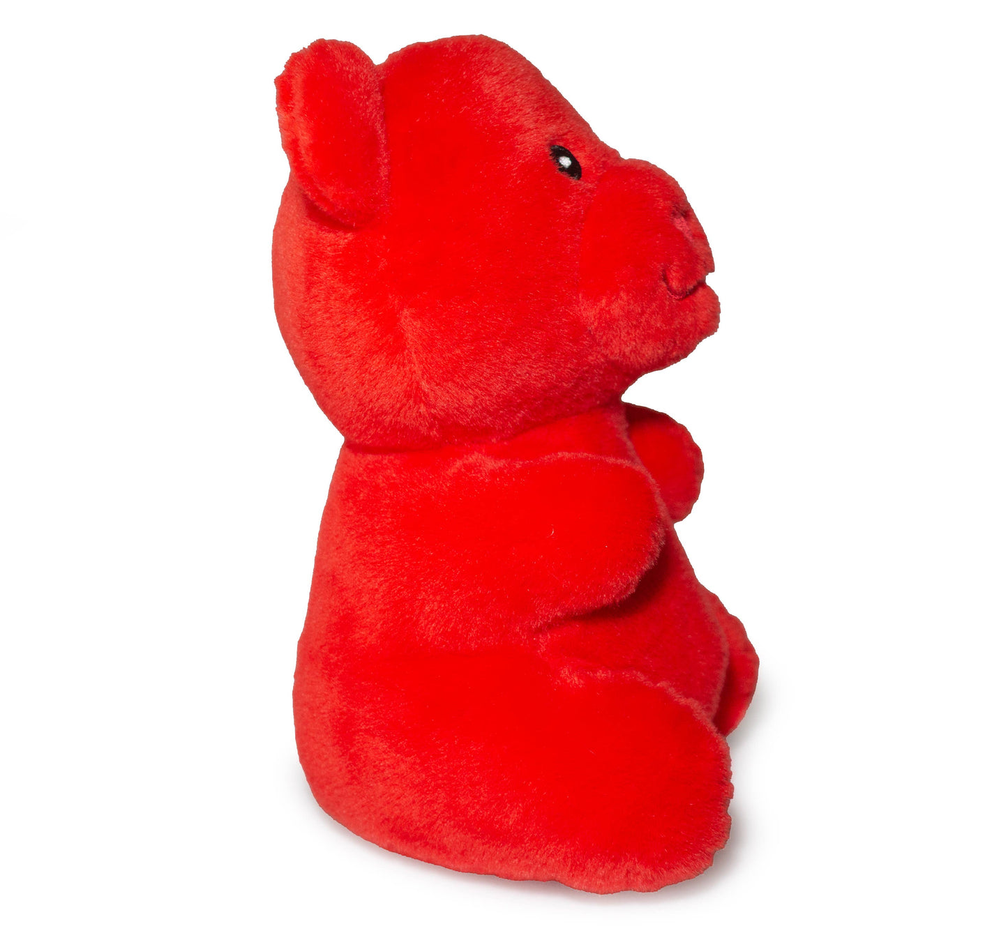 ThoozyPet Gummy Bear Plush Dog Toy, Red, 10"
