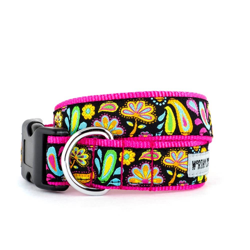 Worthy Dog - Floral Paisley Collar