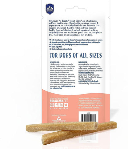 Himalayan Dog Yogurt Stick Treats, Bacon