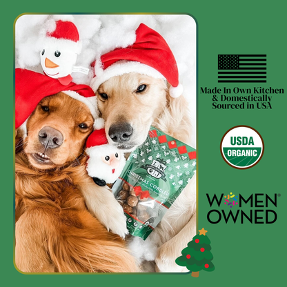 Lord Jameson Christmas Cobbler Organic Soft & Chewy Dog Treats 6oz