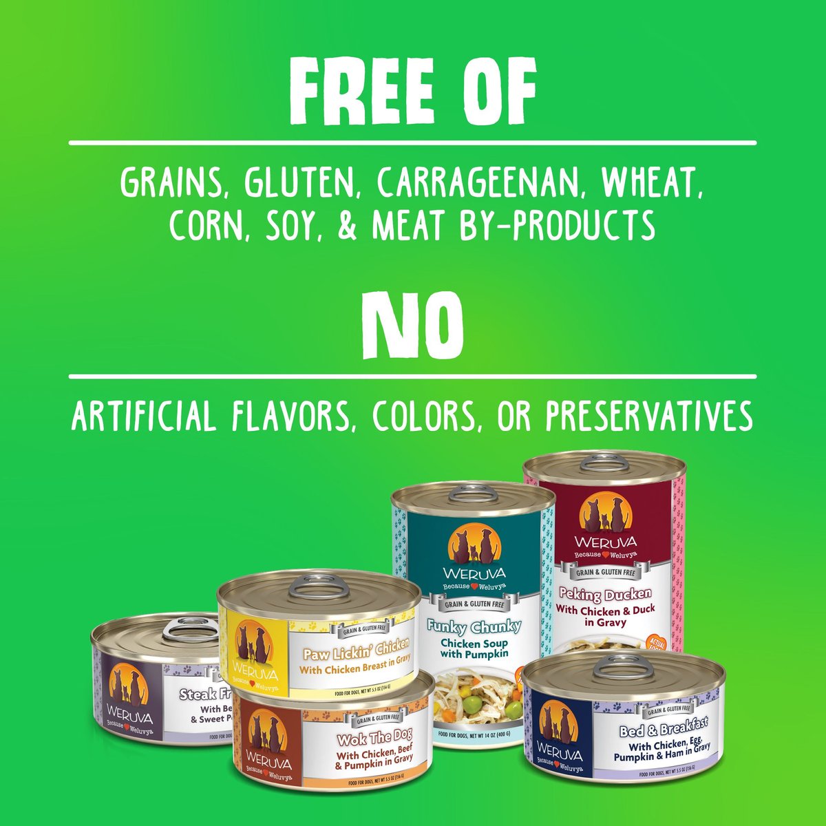 Weruva Dog Jammin' Salmon with Chicken and Salmon Grain-Free Canned Food