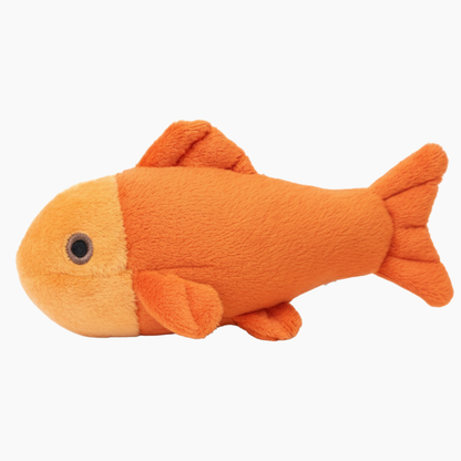 Fluff & Tuff "Goldie" - Fish Plush Dog Toy (Squeakerless)