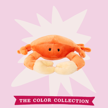 Fluff & Tuff "Phyllis" - Crab Plush Dog Toy
