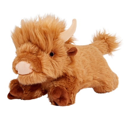 Fluff & Tuff "Shaggy" - Highland Cow Plush Dog Toy