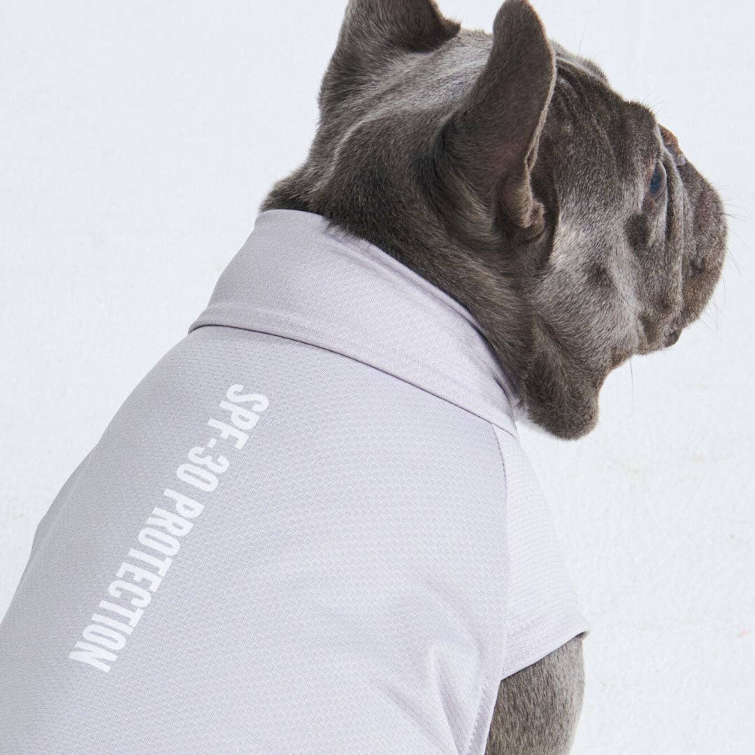 Spark Paws Sunblock Dog T-Shirt - Grey