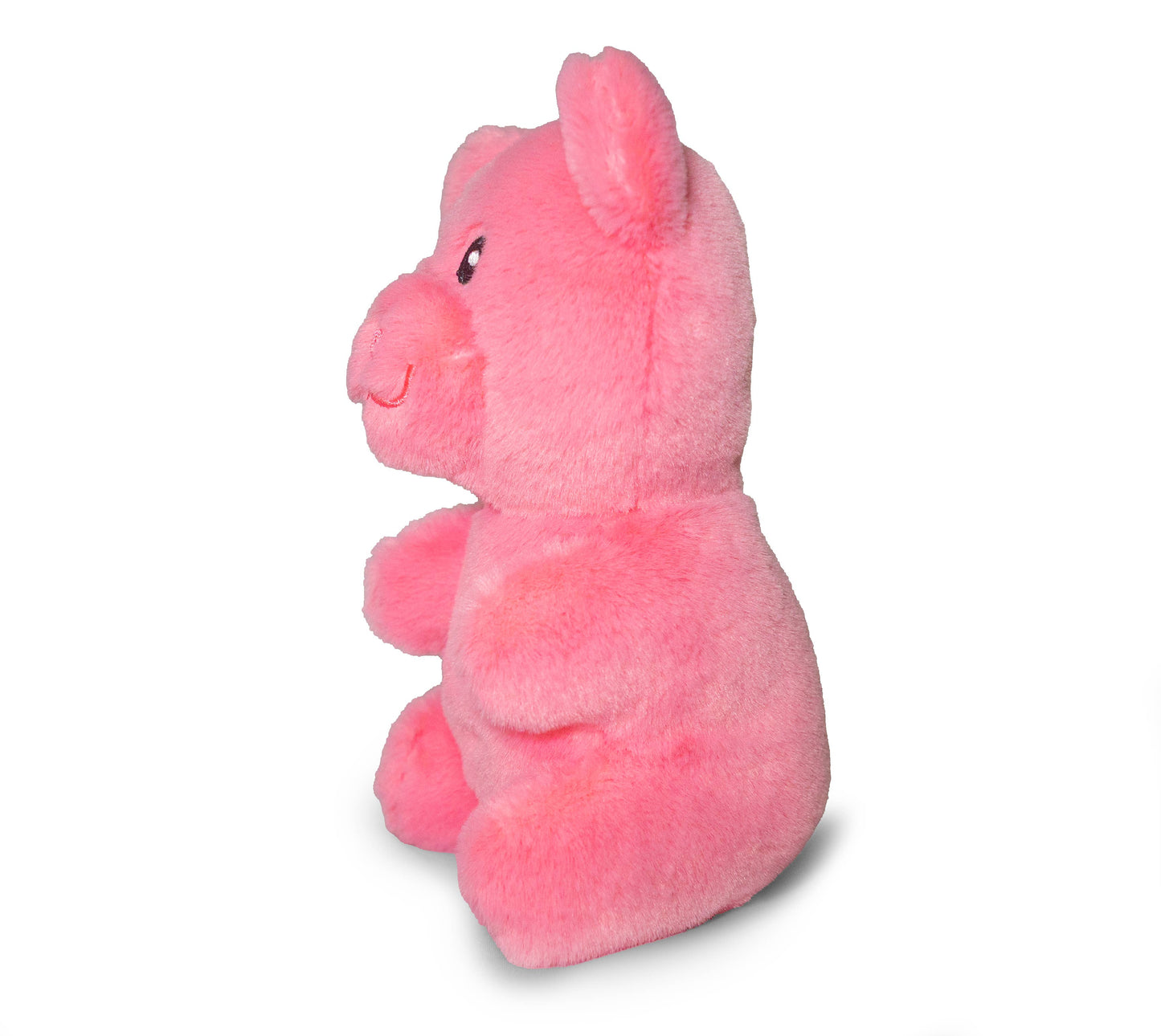 ThoozyPet Gummy Bear Plush Dog Toy, Pink, 6"