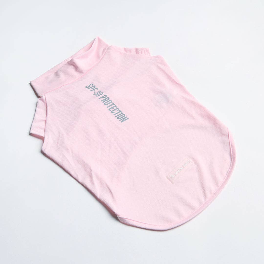 Spark Paws Sunblock Dog T-Shirt - Light Pink