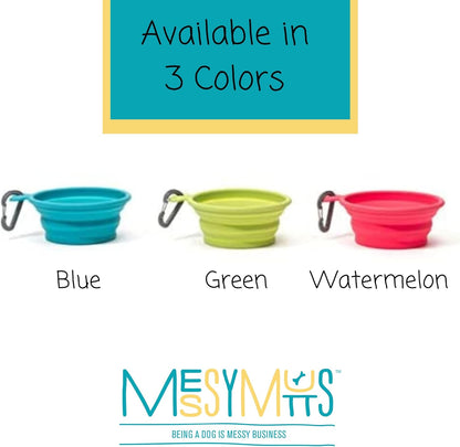 Messy Mutts Dog Silicone Collapsible Bowl