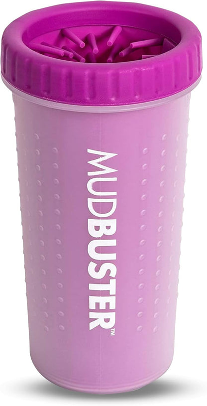 Dexas MudBuster Portable Dog Paw Washer/Paw Cleaner, Fuchsia
