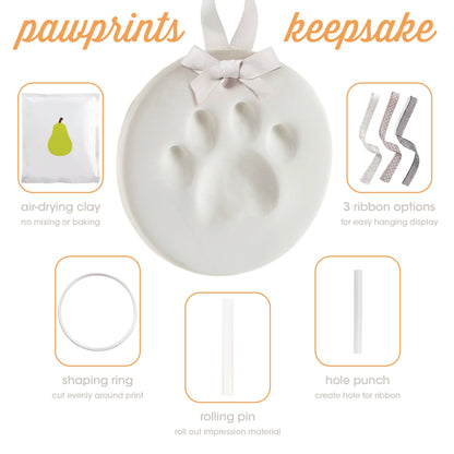 Pet Pawprints Keepsake Ornament Kit, Small