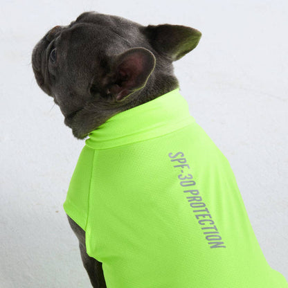 Spark Paws Sunblock Dog T-Shirt - Neon