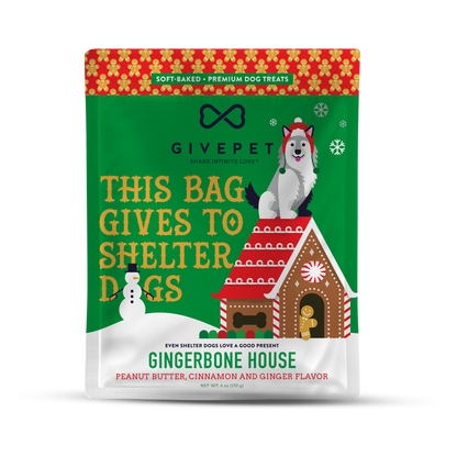 GivePet "Gingerbone House" Dog Treats