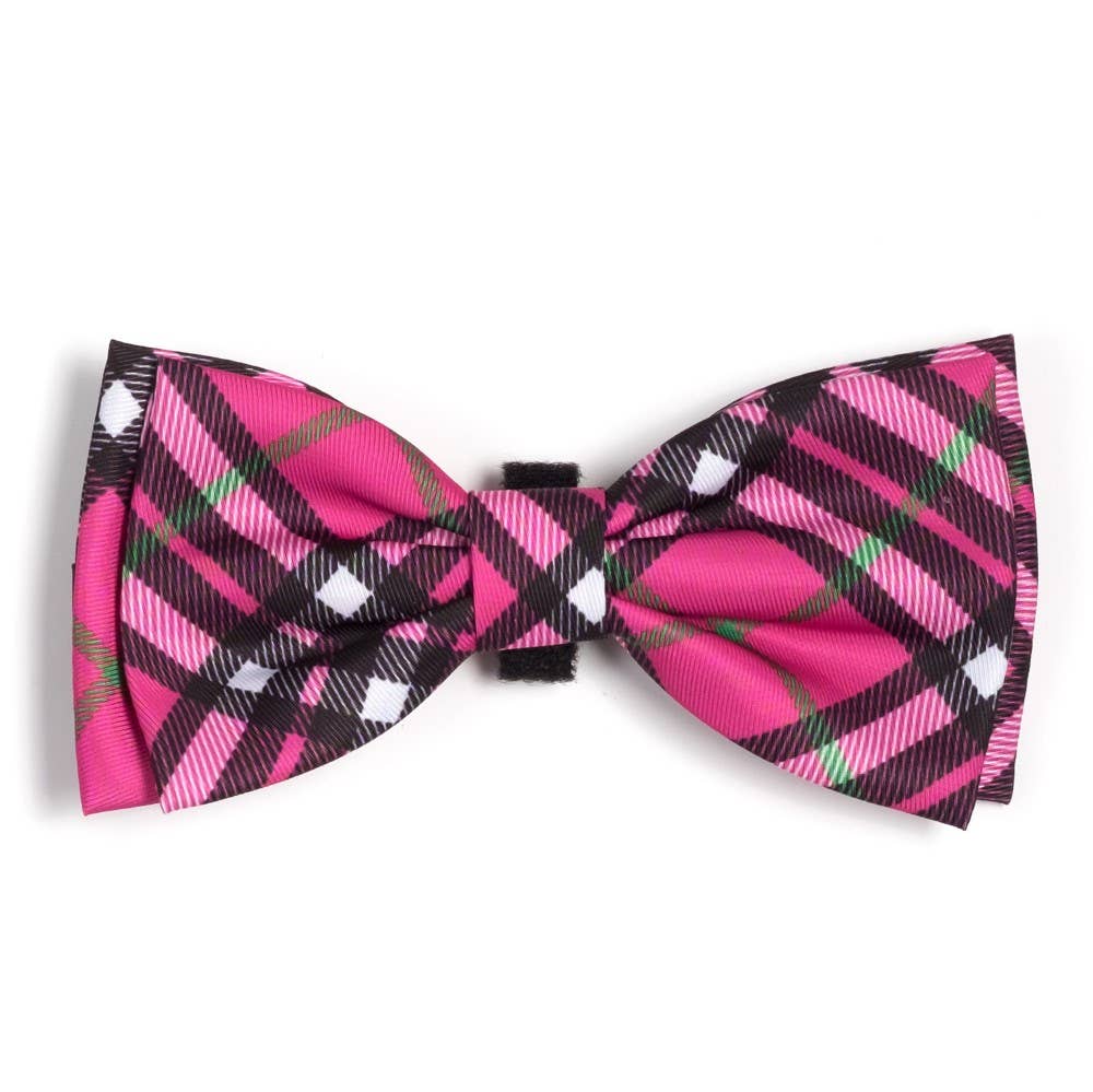 Worthy Dog - Bias Plaid Bow Tie