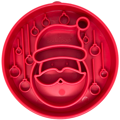 SodaPup Deep Slow Feeder eBowl, Santa