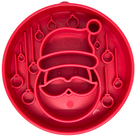 SodaPup Deep Slow Feeder eBowl, Santa