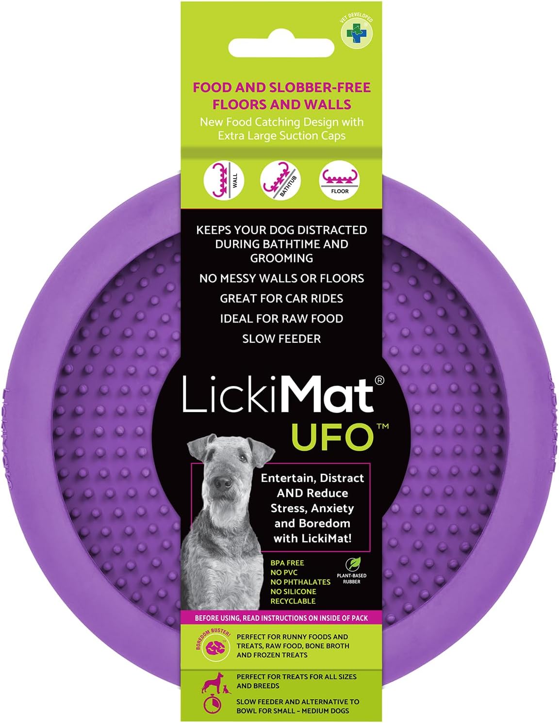 LickiMat Dog UFO Slow Feeder