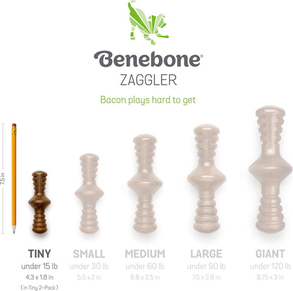 Benebone Maplestick/Zaggler Puppy Chew Toy (2-Pack)