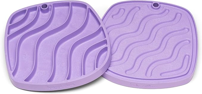 West Paw Feast Mat Dog Slow Feeder and Lick Mat, Waves