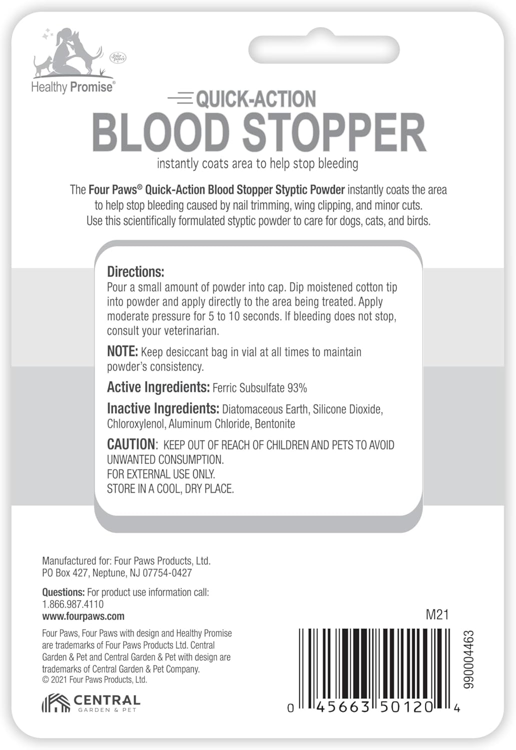 Four Paws Antiseptic Quick Blood Stopper