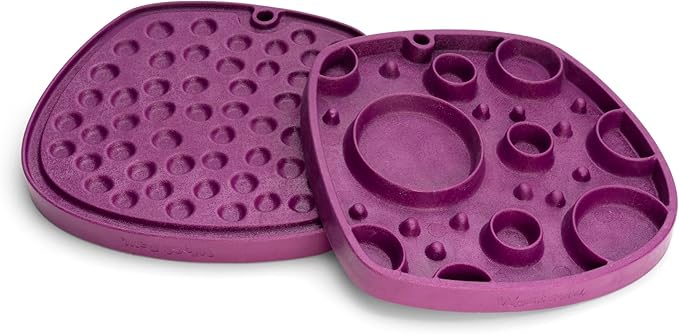 West Paw Feast Mat Dog Slow Feeder and Lick Mat, Bubbles